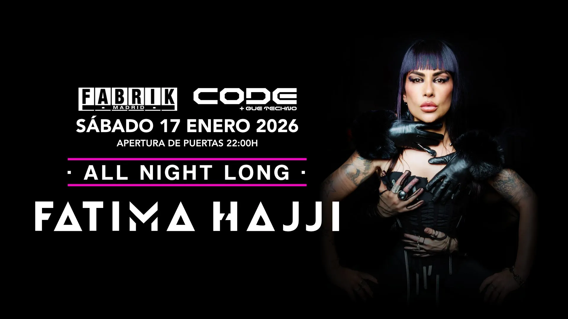 Fatima Hajji ALL NIGHT LONG en FABRIK