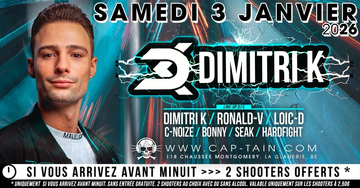 DIMITRI K - Samedi 3 Janvier 2026 au Cap'tain