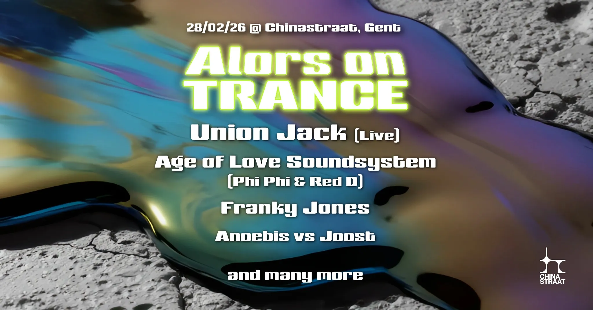 Alors on Trance with Union Jack, Age of Love Soundsystem & Franky Jones
