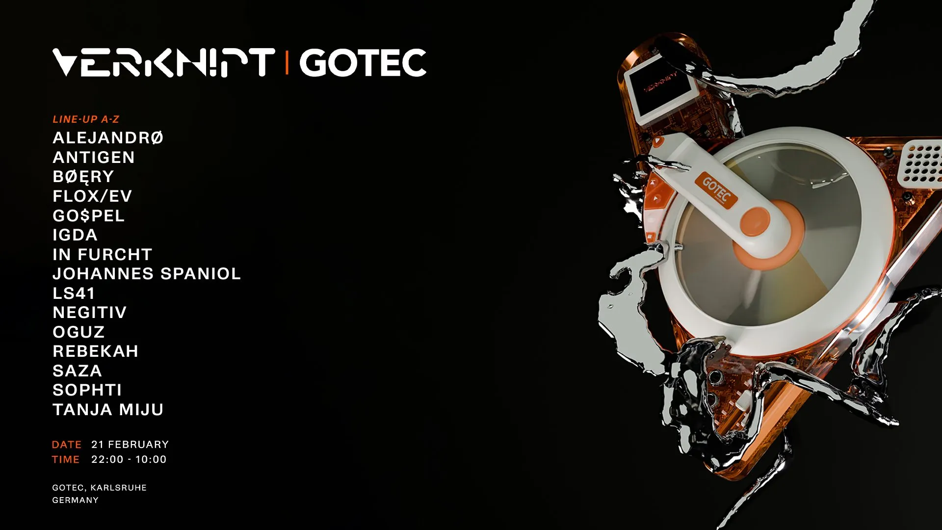 Verknipt x Gotec - Karlsruhe - 21 February