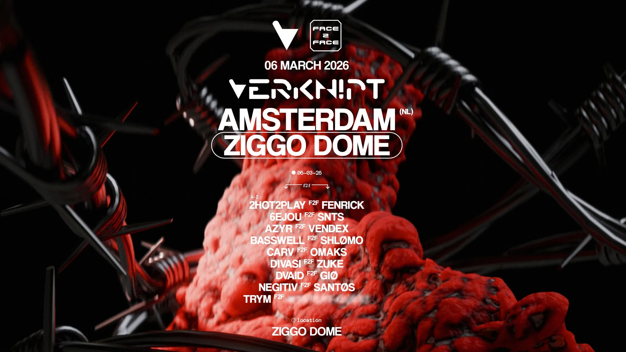 Verknipt x Face 2 Face | Ziggo Dome - 6 March