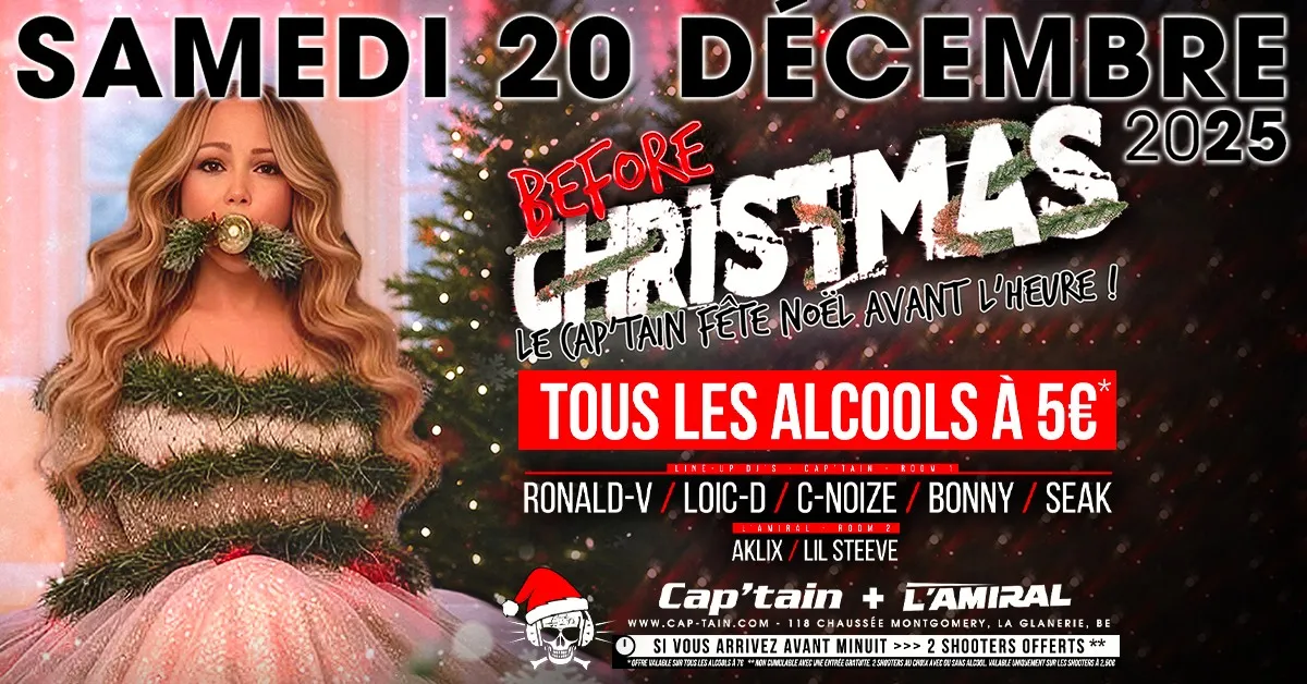 Before Christmas - Samedi 20 Décembre 2025 au Cap'tain